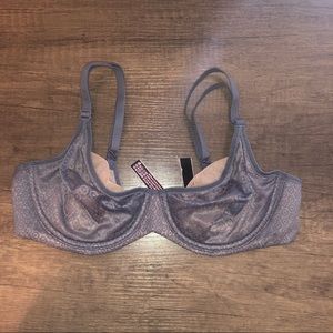 Victoria’s Secret Unlined Mesh Demi Bra 34C NWT!